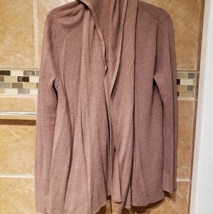 Mauve Lululemon sweater/wrap.